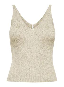 T-Shirt Only Lina Beige pour Femme