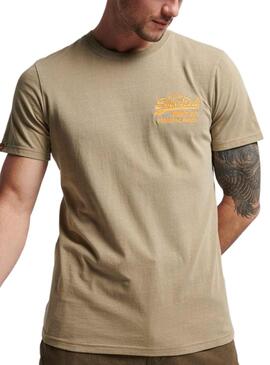 T-Shirt Superdry Vintage VL Neon pour Homme