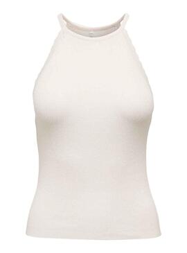 Top Only Gemma Halter Beige pour Femme