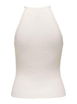 Top Only Gemma Halter Beige pour Femme