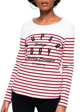 T-Shirt Superdry Callie Rouge Femme