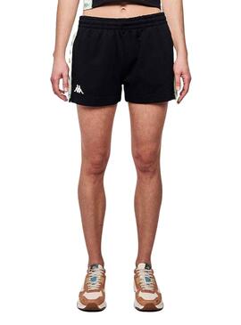 Short Kappa Treadyl Noire pour Femme