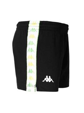 Short Kappa Treadyl Noire pour Femme