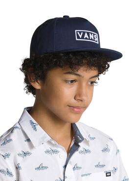 Casquette Vans Easy Box Snapback Bleu Marine