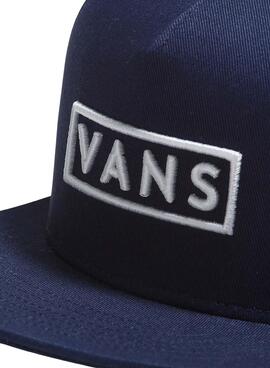 Casquette Vans Easy Box Snapback Bleu Marine