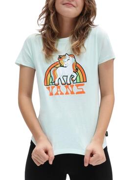 T-Shirt Vans Unicorn Rainarc Vert pour Fille