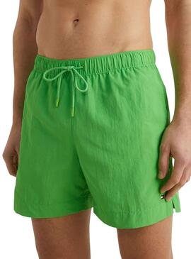 Slip de bain Tommy Hilfiger Basic Vert pour Homme