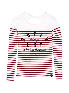 T-Shirt Superdry Callie Rouge Femme