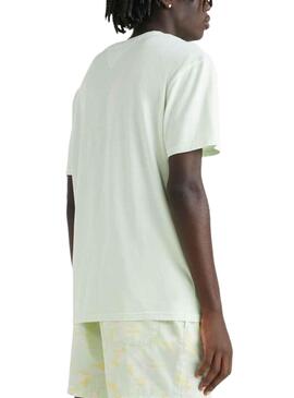 T-Shirt Tommy Jeans Arched Vert pour Homme