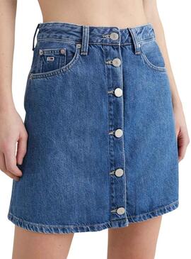 Jupe Tommy Jeans A-Line Bleu pour Femme