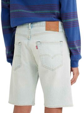 Bermudas Levis 501 Original Bleu Claro pour Homme