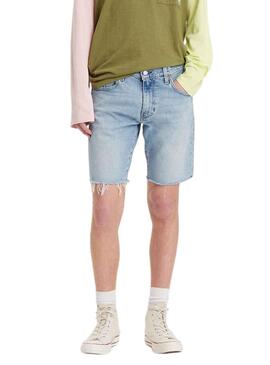 Bermudas Levis 412 Slim Bleu pour Homme