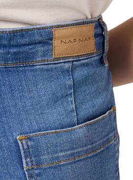 Pantalon Jeans Naf Naf Campé pour Femme