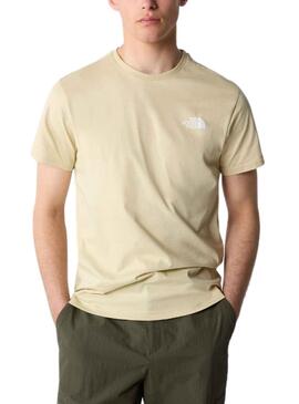 T-Shirt The North Face Basic Beige pour Homme