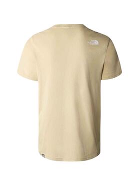 T-Shirt The North Face Basic Beige pour Homme