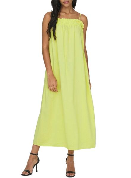 Robe Only Mia Jaune pour Femme