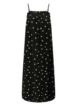 Robe Only Mia Dots Noire pour Femme