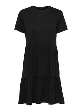 Robe Only May Peplum Noire pour Femme