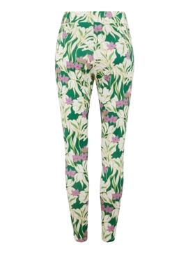 Pantalon Naf Naf Printed Vert pour Femme