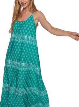 Robe Vila Atnia Turquoise pour Femme