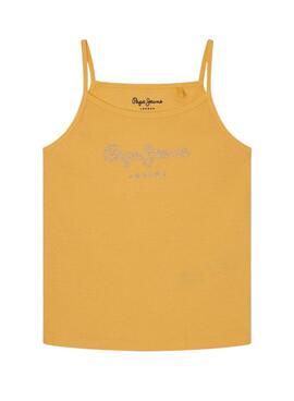 Top Pepe Jeans Anastasia Jaune pour Fille