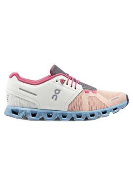 Baskets On Running Cloud 5 Rosa pour Femme
