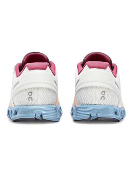 Baskets On Running Cloud 5 Rosa pour Femme