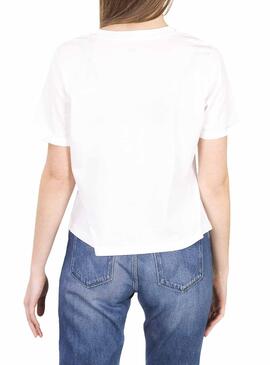 T-Shirt Lee Graphic Blanc Femme