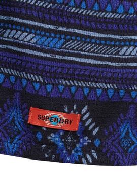 Robe Superdry Notch Bleu pour Femme