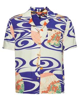 Chemise Superdry Beach Resort Morado pour Homme