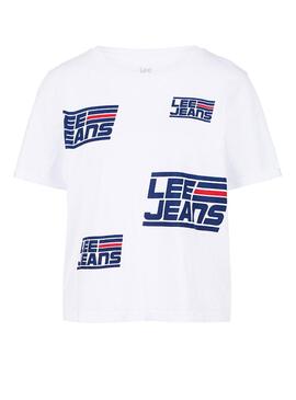 T-Shirt Lee Graphic Blanc Femme