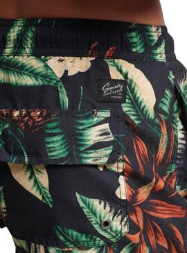 Slip de bain Supedry Vintage Noire pour Homme