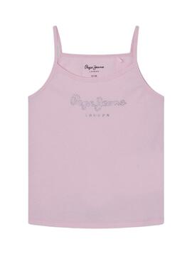 Top Pepe Jeans Anastasia Rosa pour Fille