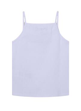 Top Pepe Jeans Anastasia Blanc pour Fille