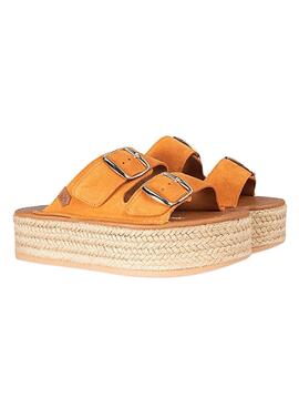 Sandales Popa Morell Serraje Orange pour Femme