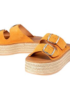 Sandales Popa Morell Serraje Orange pour Femme