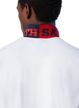 Polo North Sails Half Blanc pour Homme