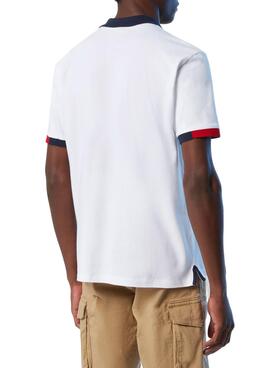 Polo North Sails Half Blanc pour Homme