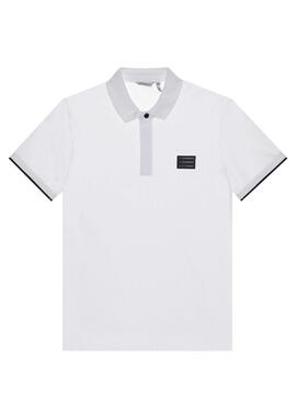 Polo Antony Morato Dicot Blanc pour Homme