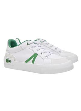 Baskets Lacoste L004 123 Blanc pour Garçon Fille