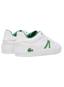 Baskets Lacoste L004 123 Blanc pour Garçon Fille