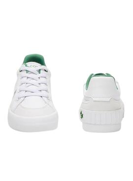 Baskets Lacoste L004 123 Blanc pour Garçon Fille
