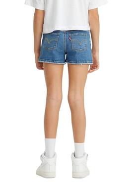 Shorts Levis 501 Bleu pour Fille