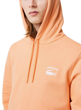 Sweat Lacoste Classic Fit Orange pour Homme