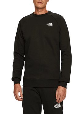 Sweat The North Face Rouge Box Noire pour Homme