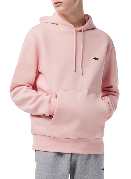 Sweat Lacoste Avec Capuche Rosa pour Homme
