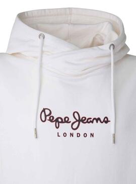 Sweat Pepe Jeans Edward Blanc pour Homme