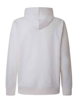 Sweat Pepe Jeans Edward Blanc pour Homme