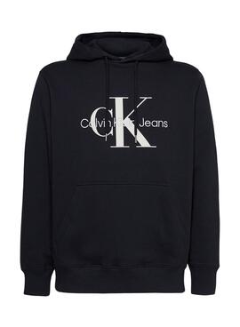 Sweat Calvin Klein Seasonal Noire pour Homme