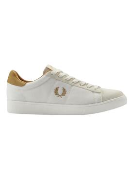 Baskets Fred Perry Spencer Blanc pour Homme